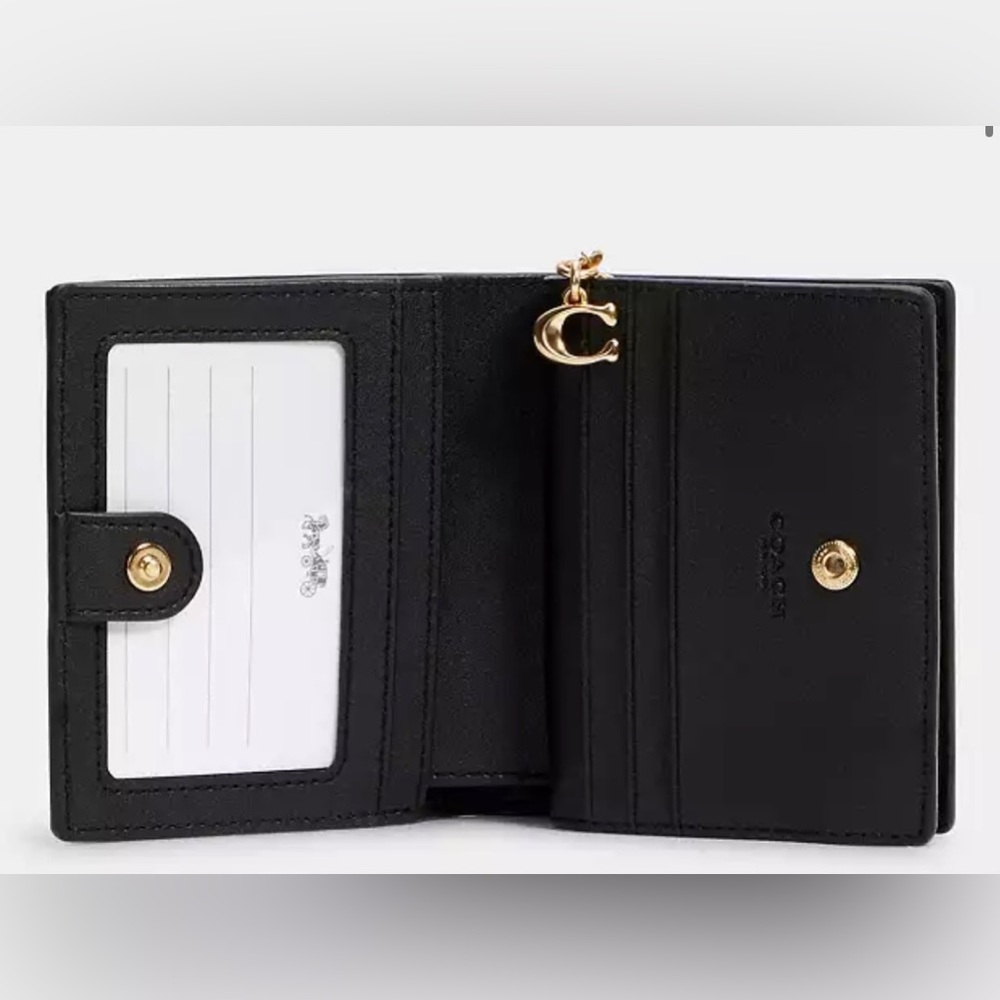 Coach Snap Wallet In Signature Canvas - image 2